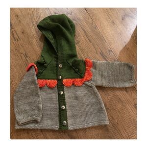 Misha and Puff Baby Scallop Yoke Hoodie